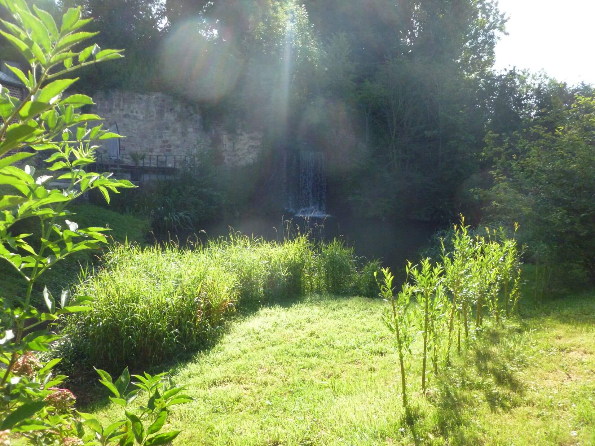 Photo de la cascade à Ghissignies